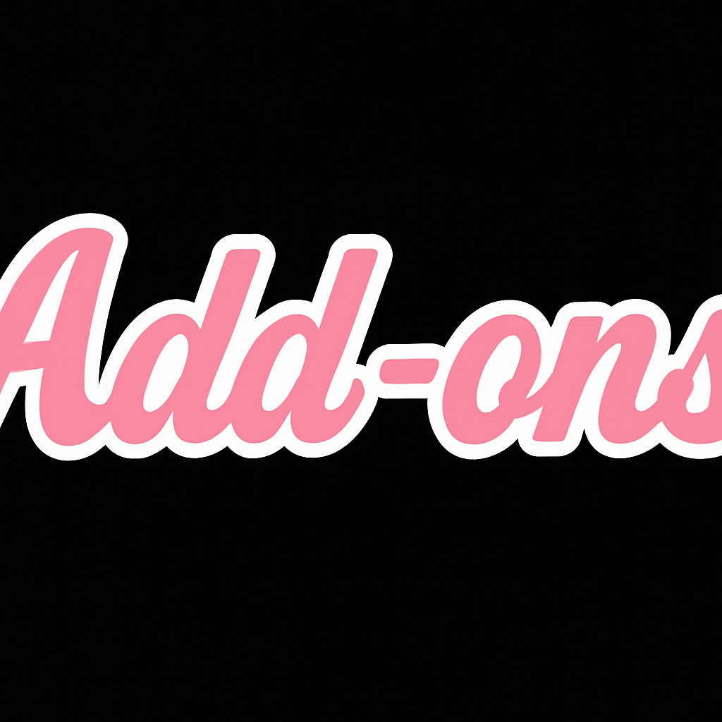 Add On's