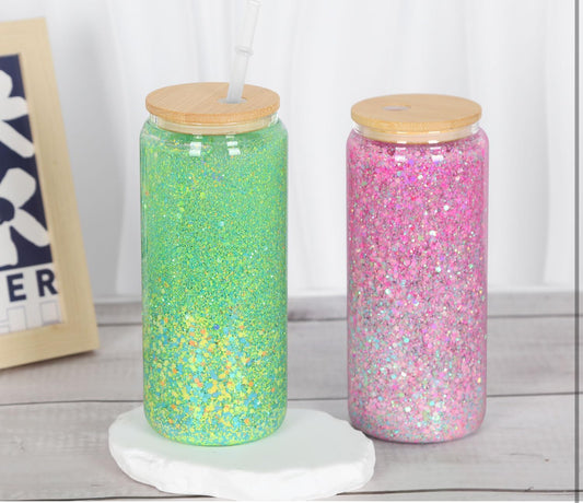 20 oz Acrylic Snow Globe (No Handle)